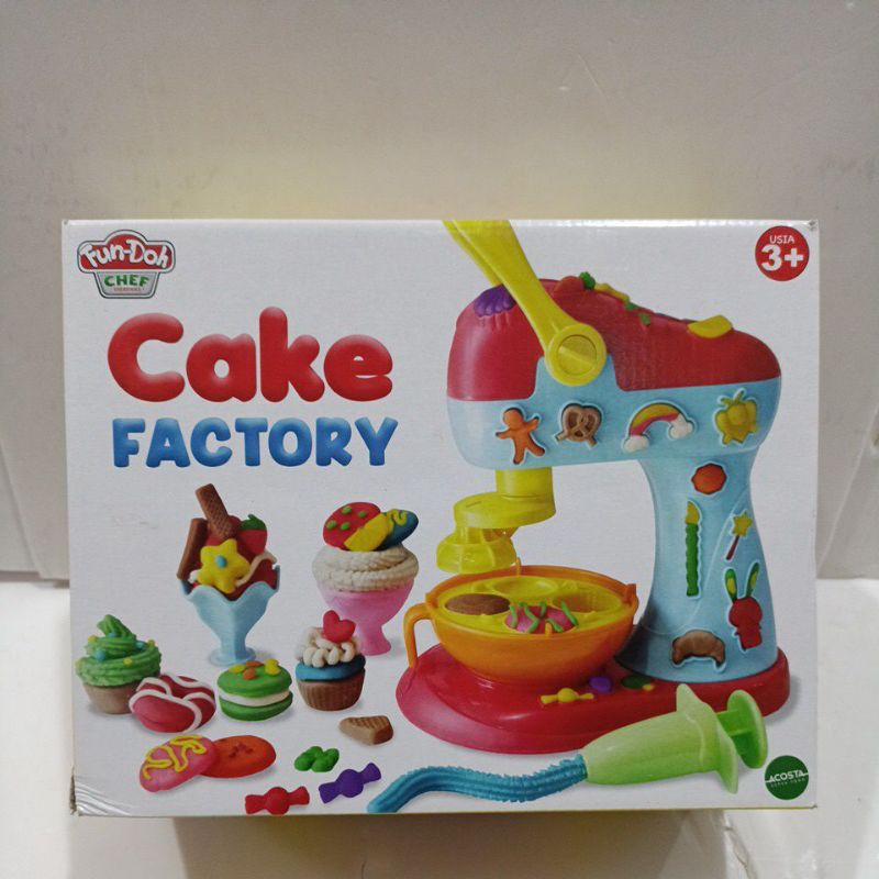 Mainan anak FunDoh Cake Factory - Mainan Lilin