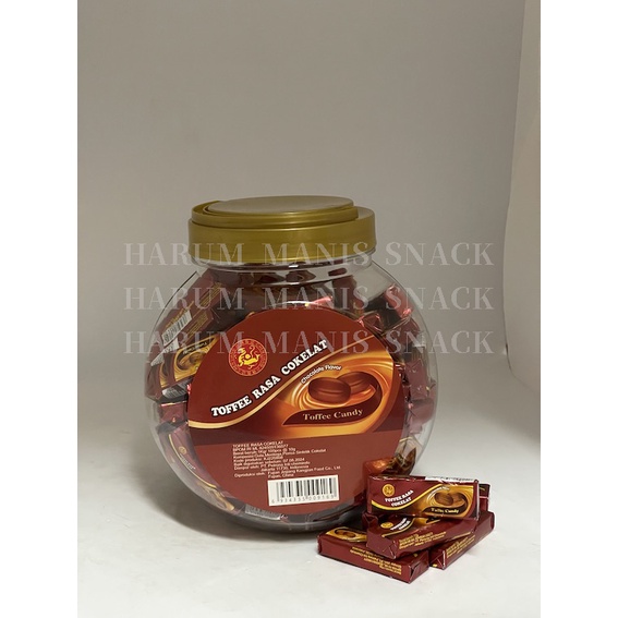 

Permen Toffee Candy Rasa Coklat Toples Cokelat isi 100 pcs x 10 gr