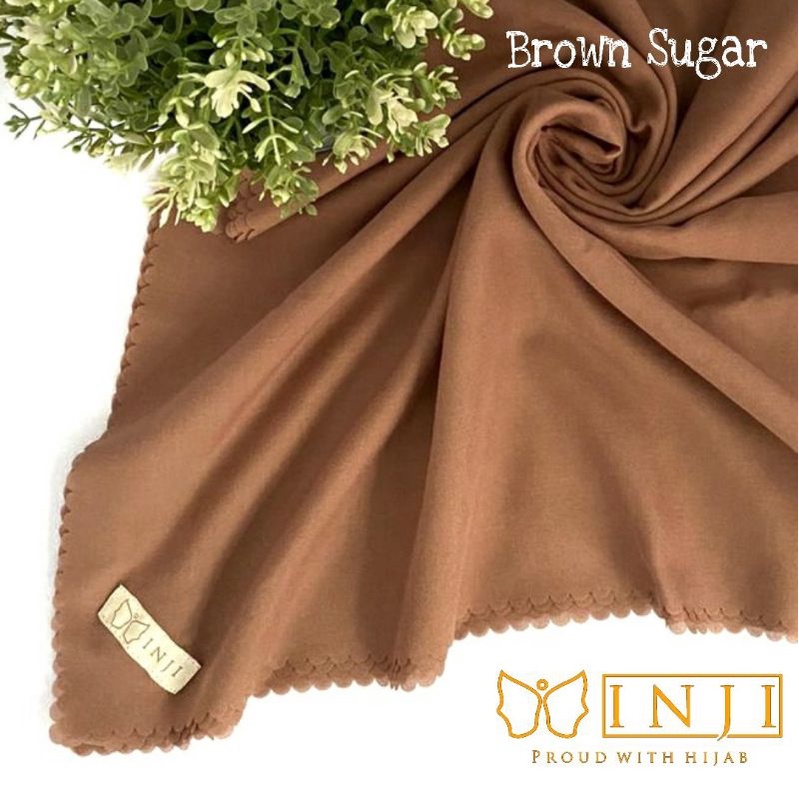 Kerudung Polosan Inji Scarf