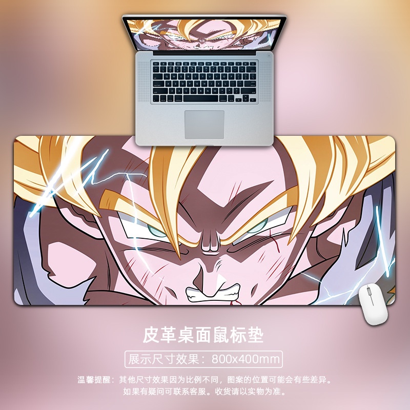 Dragon Ball Mouse Pad Animasi Besar Anime Kreatif Kulit Tulisan Kantor Anti Air Desktop Pad