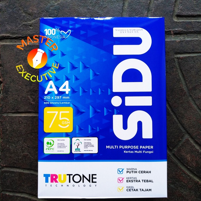 

_^_^_^] Sinar Dunia / SiDu Kertas HVS A4 75 gsm 210 x 297 mm