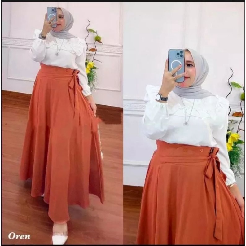 Setelan Wanita / Setelan Wanita Muslim Terbaru 2022 / Baju Kekinian OOTD / Modern / Dewasa / Termura