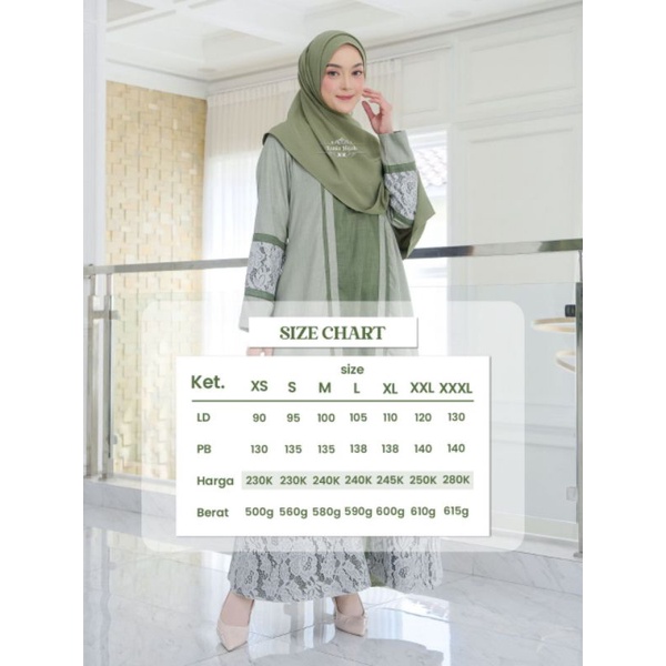 JENNAIRA SERIES / GAMIS MOM / GAMIS ONLY / BY FANIA HIJAB