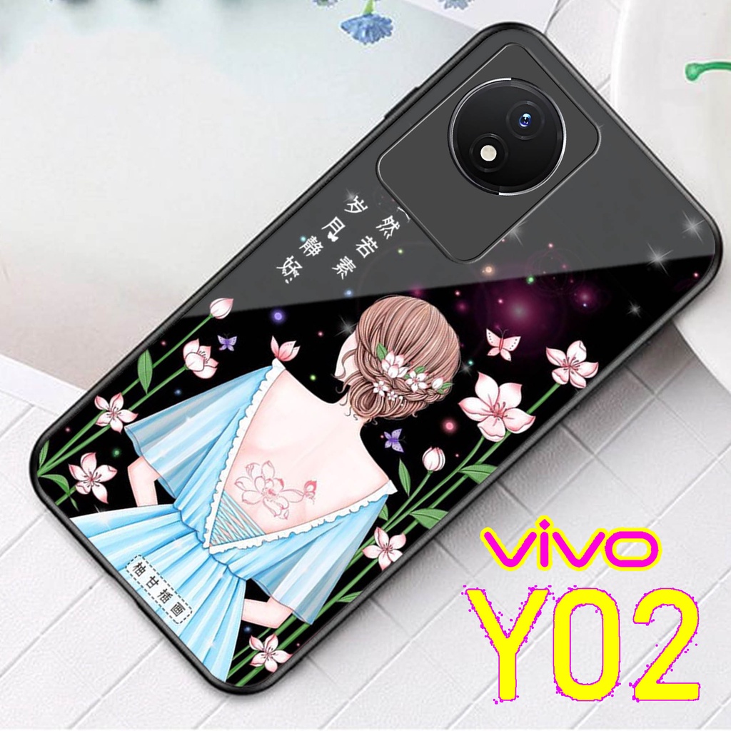 {H04} Softcase Kaca VIVO Y02 - Casing Hp VIVO Y02 - Case Hp VIVO Y02 - Softcase Vivo Y02