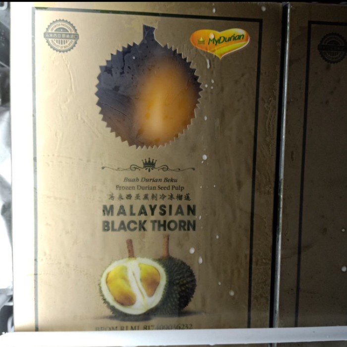 

My durian malaysian blck thorn frozen 400gr