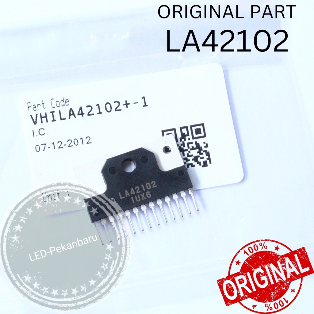 ORIGINAL IC LA42102 LA 42102 POWER AMP ATAU AUDIO OUTPUT