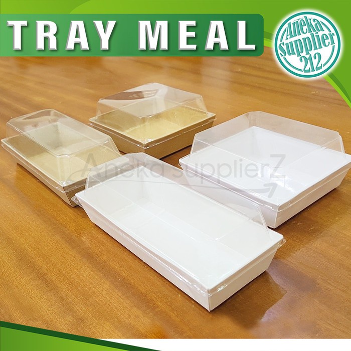 Paper Meal Box - Box Burger Hotdog - Tray Meal (20 pcs)