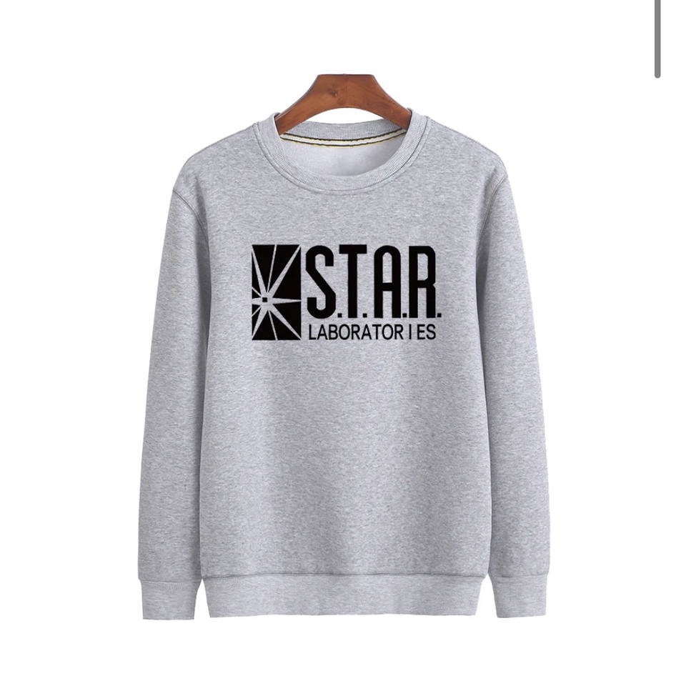 STAR LABORATORIES Sweater Basic Anak Untuk Anak Laki laki &amp; Perempuan Bahan Fleece Size M-Xl (Usia 2-10 th )