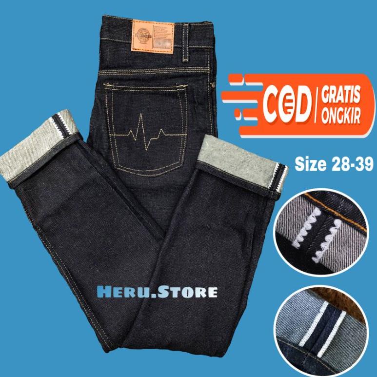 TGD.13Ja23p ◦ DENIM ORIGINAL ✅ Denim Selvedge Sheltic 15 OZ Black Indigo / Denim Selvedge Fuckmous /