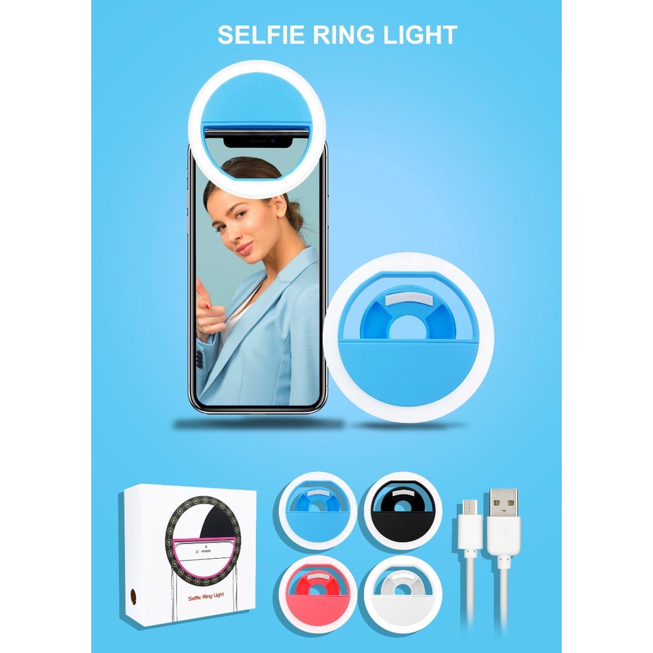 Lampu Selfie Mini / Lampu Ring Light Led