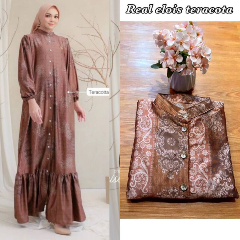 GAMIS LEBARAN TERBARU DIOR SILK MEWAH