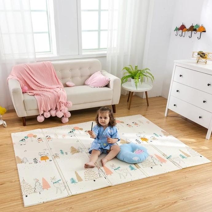 SPEEDS Karpet Lipat Playmat Bayi Karpet Bayi 180x200 cm Matras Bayi Pl