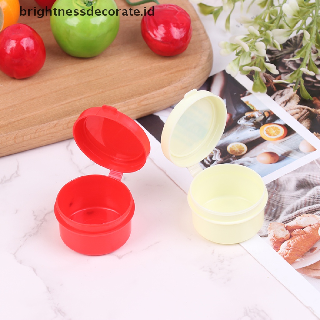 [Birth] Botol Peras Bumbu Mini Salad Dressing Kecap Squeeze Jar Container Kotak Makan Portable Plastik [ID]