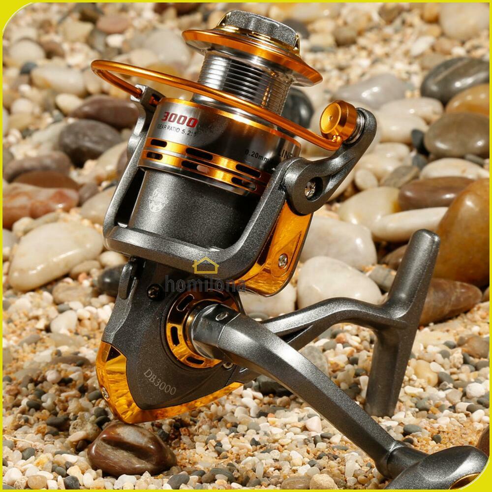 Debao Gulungan Pancing Metal Fishing Reel 10 Ball Bearing - DB3000