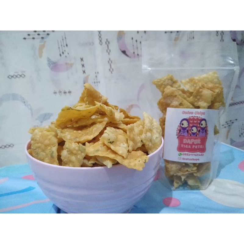 Jual Onion Chips Keripik Bawang Kue Bawang Gr Shopee Indonesia