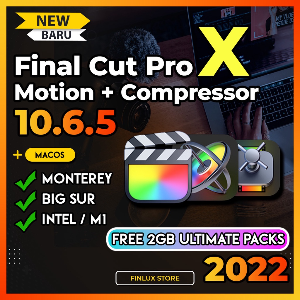 

[BUNDLE] Fnl Ct Pr v10.6.5 + Mtn v5.6.3 + Cmprssr v4.6.3 McOS M0ntry ️ Ltst Lftm Fr McOS