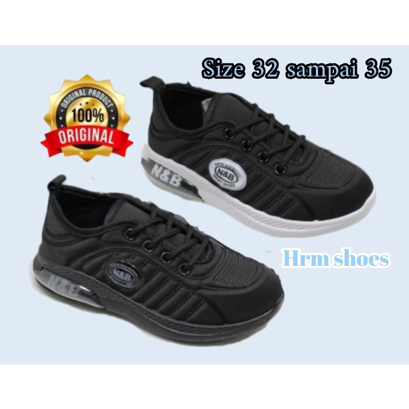 Sepatu Anak Sekolah NEW & BEST Sepatu Sneaker Anak SD (tali)