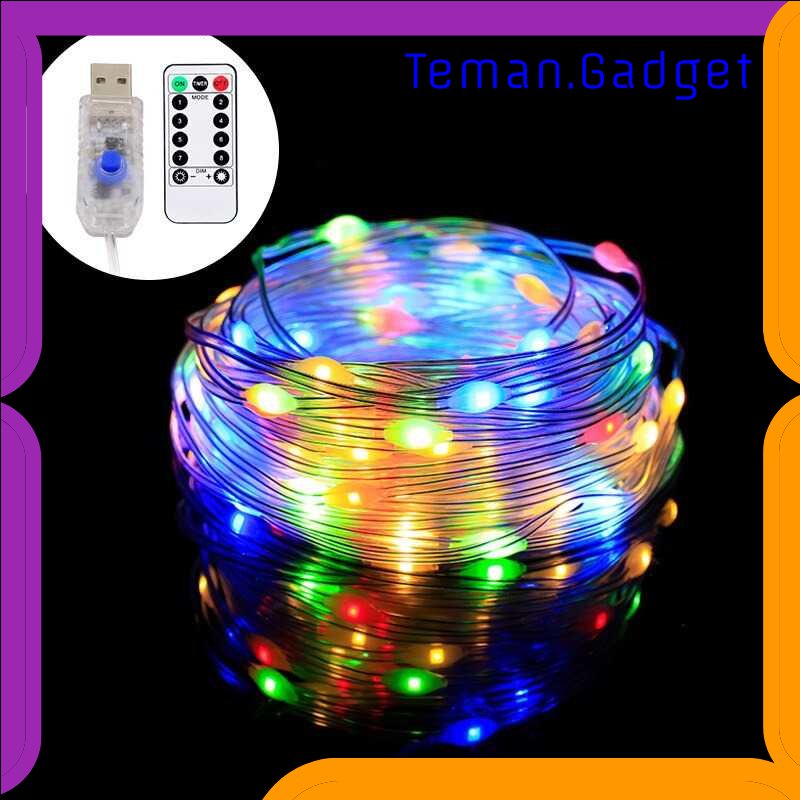 TG - LMP ANBLUB Lampu String Hias Dekorasi USB Waterproof 100 LED 10M + Remote - LISM-13