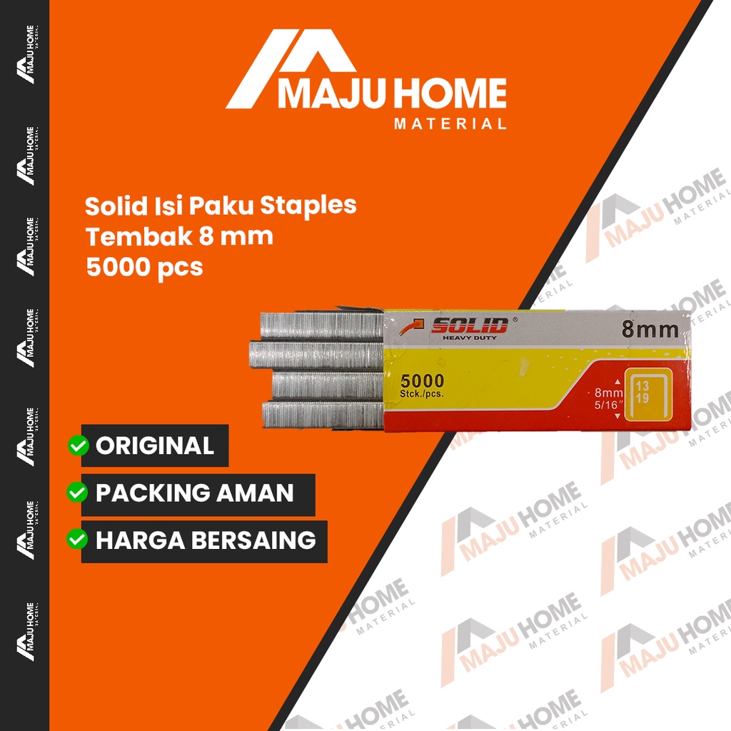 

Solid Isi Paku Staples Tembak 8 mm 5000 pcs