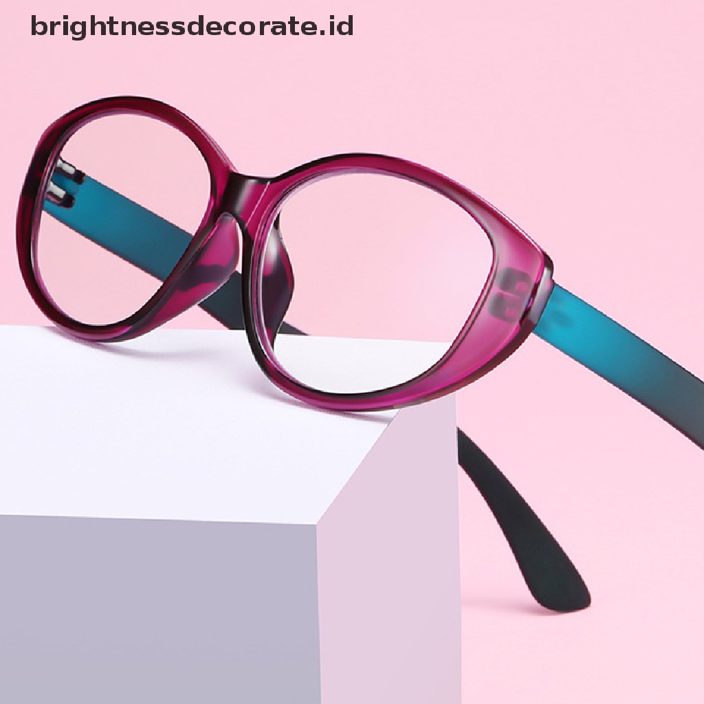 [Birth] Kacamata Baca Klasik Anti Blue Light Presbyopia Glasses Kacamata Baca Perempuan Hyperopia Kacamata Baca Anti Radiasi Komputer [ID]