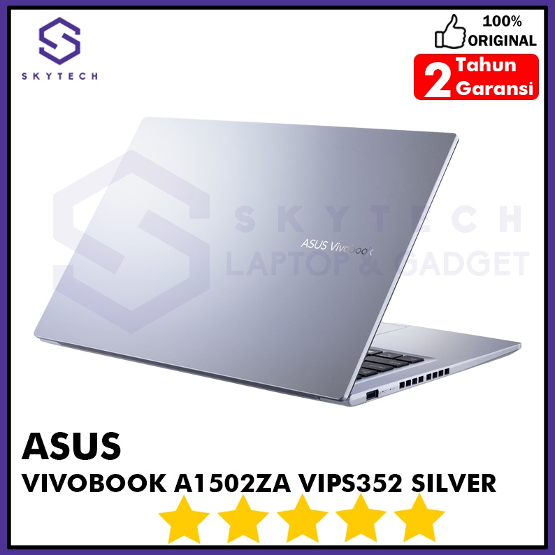 LAPTOP ASUS VIVOBOOK A1502ZA VIPS352 INTEL i3 1215U RAM 4GB SSD 512GB TOUCH FREE WINDOWS 11 OHS 2021