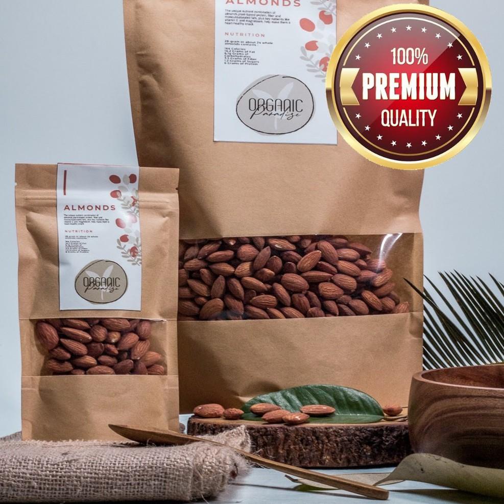 

Seller ¯ Roasted Almond 100gr / Kacang Almond Panggang 100gr Premium FRESH ROAST Organic Paradise ✡