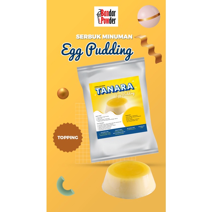 Jual Egg Pudding Powder 1kg Bubuk Topping Minuman Puding Bandar