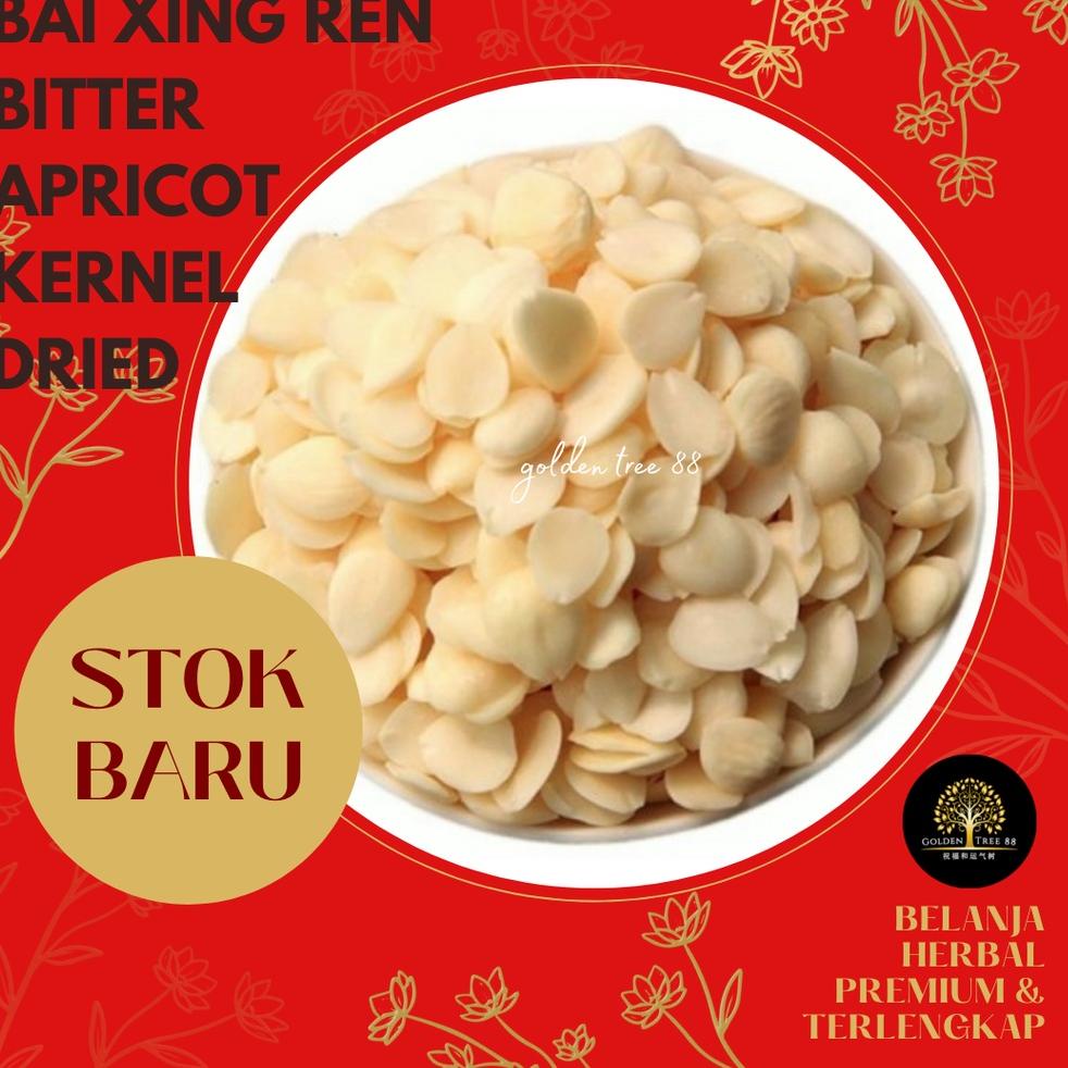 

Terlaku. - 100 gram Premium Bai Xing Ren Apricot Seed Bitter Apricot Kernal Fresh Original ☑