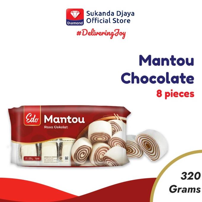 

Edo Mantou Chocolate 320 gr Roti Sepan untuk Dimsum / Snack / Frozen