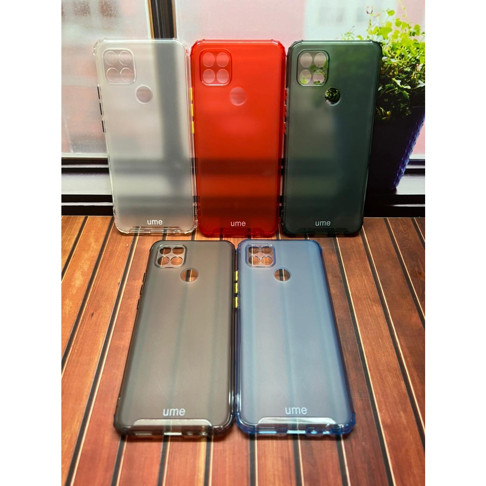 OPPO A15 CASE SILIKON UME TPU MATTE RAINBOW UNIQUE