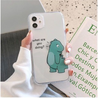 Dino Couple printing anticrack case samsung s5 s6 edge s7 3dge s8 plus s9 plus s10e s10 plus lite 2020 a3 a5 a6 plus a7 a8 a9 2016 2017 2018