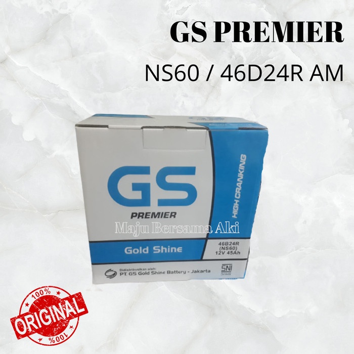 Aki Mobil NS60 GS Gold Shine Ford Ecosport Accu Basah