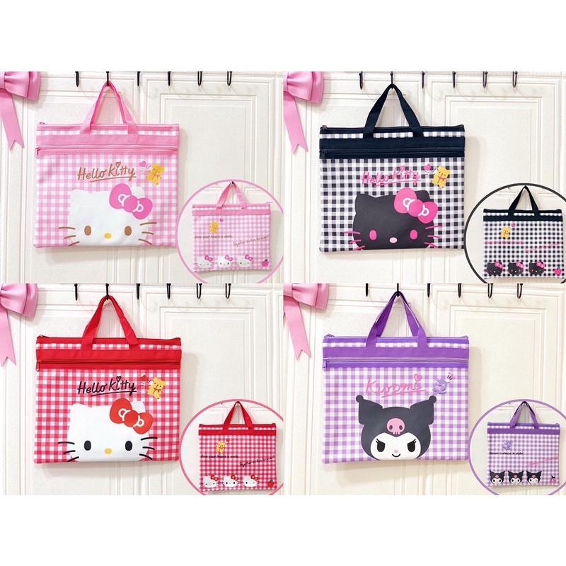 NAOMI - Kitchi Gemini BagTas Les Anak motif kartun Jepang - Tas Les Kids Bag - Gemini Bag Tas Sanrio - Tas Anak Sekolah - Tas Laptop - Tas Kertas - tas file tas document dokumen - tas berkas