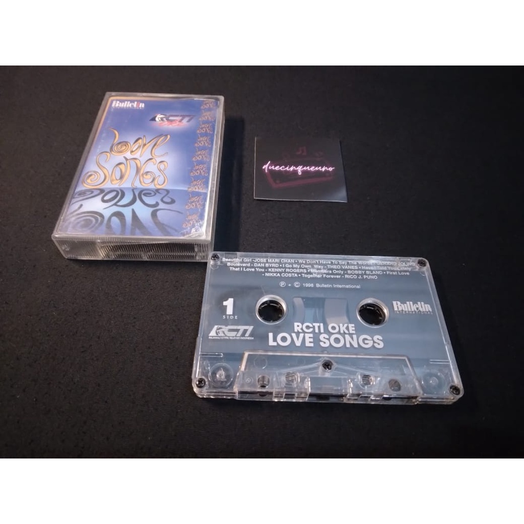 RCTI OKE LOVE SONG (Kaset Pita)