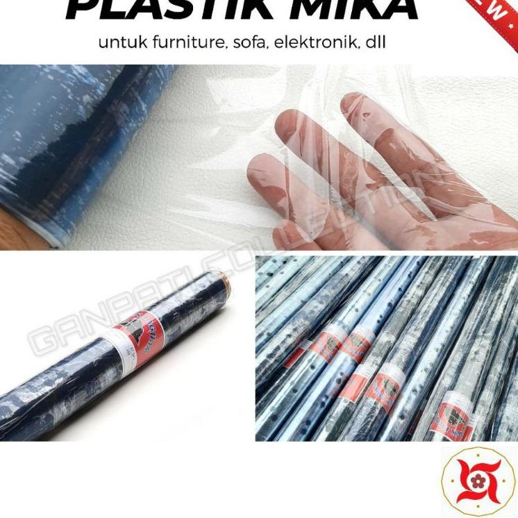 ✴ Plastik Mika Wrapping 0,05 mm 0.05 mm (wrapping, sofa, kado, seserahan, elektronik) 1 ROL ☚
