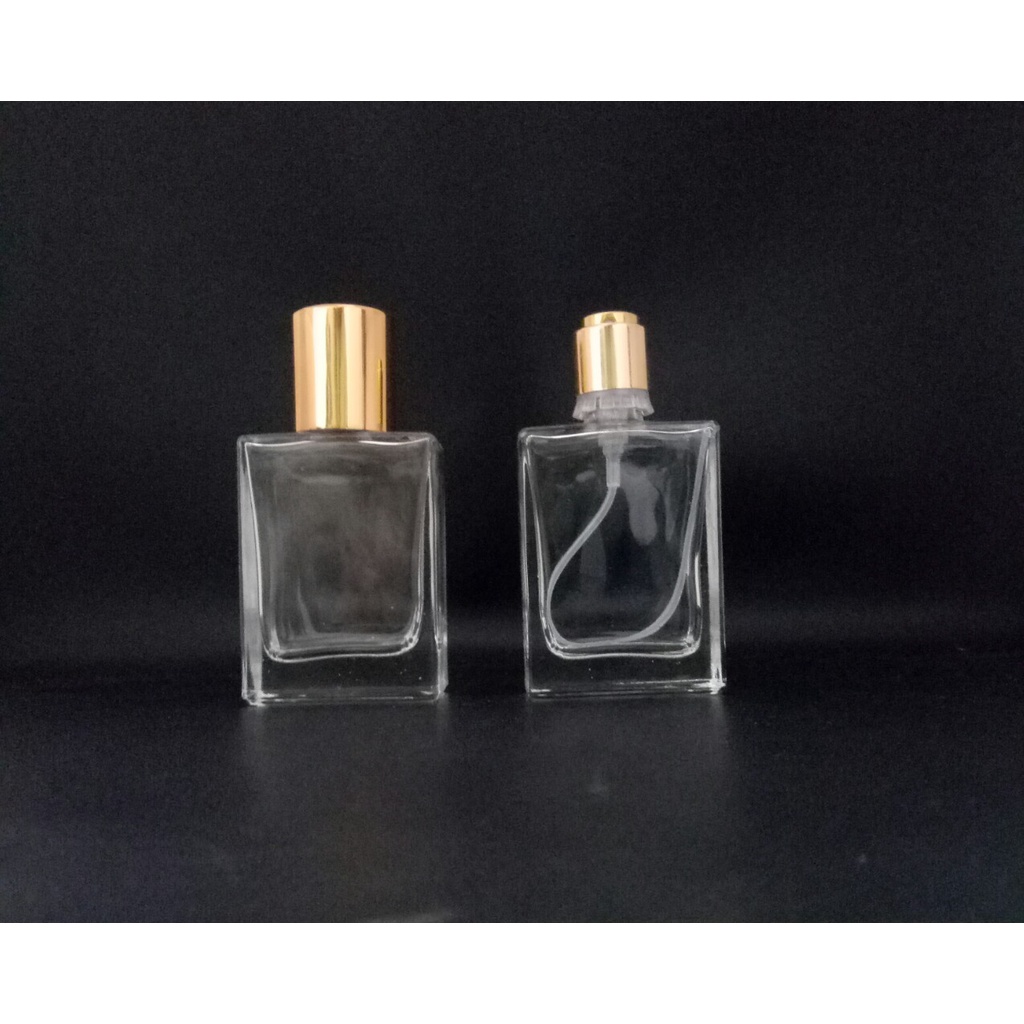 Botol Parfum V32651 semi press gold cap 28 mm lusinan