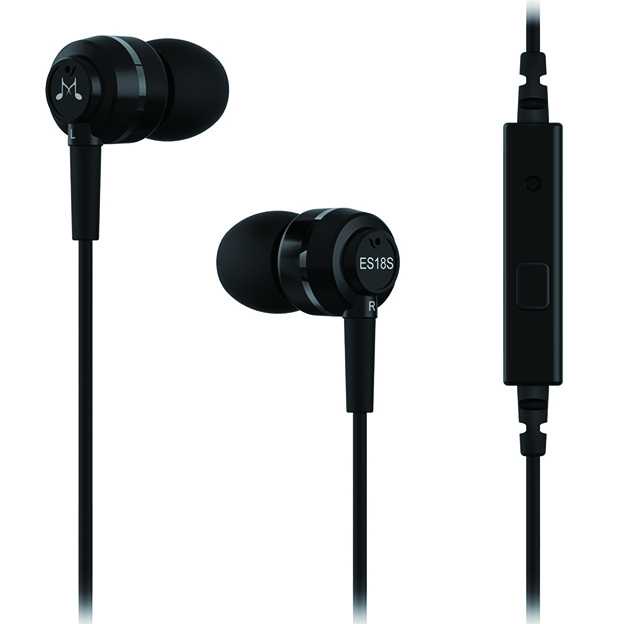 Earphones In-ear Sound Isolating Powerful Bass Mic - ES18S