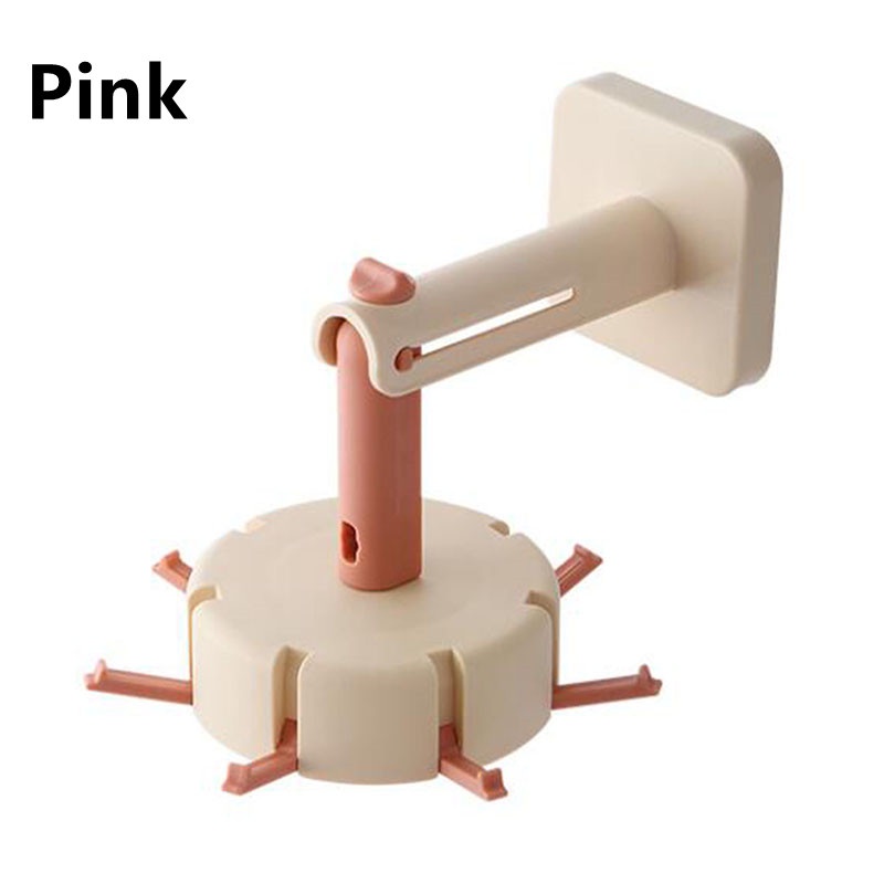 [AIYU] Baju Kaos Distro Pria Wanita Lengan Pendek Multifungsi Rotating Hook Free Punch Kait Dapur Viscose Kuat Hiasan Dinding Rumah Kreatif