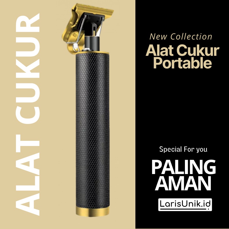 Alat Potong Rambut Hair Clipper Portable Alat Cukur Rambut Elektrik Tanpa Kabel Cukur Jenggot