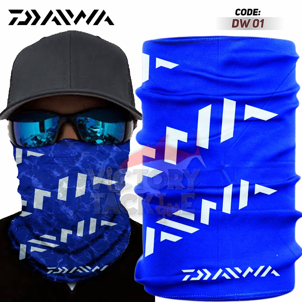 Daiwa Face Mask Windproof Uv Protection | Fishing Buff | Headwear