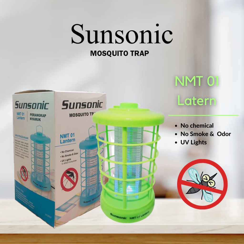 SUNSONIC INSECT KILLER NMT 01 MOSQUITO KILLER PERANGKAP NYAMUK LAMPU
