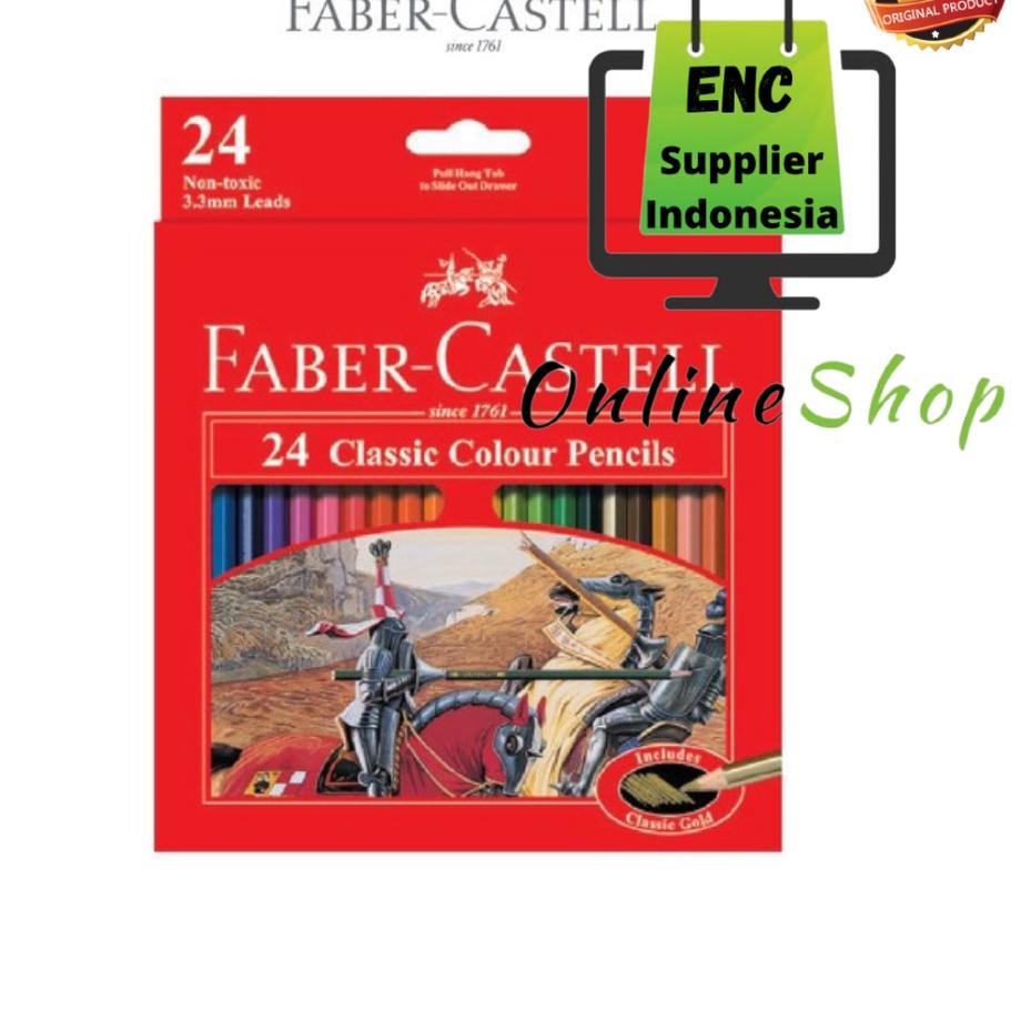 

Big Sale ペ faber castell 24w Pensil 24 warna fabercastell classic panjang 24L per set - enc.sup