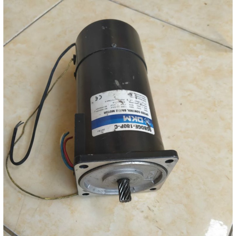 Ac Motor DKM 220V 180W 1400Rpm Brake Tampa Gear