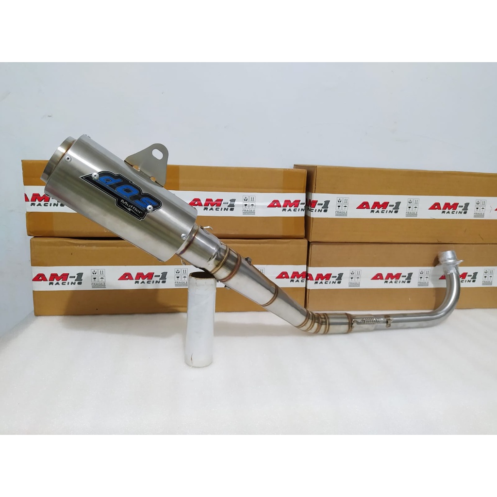 Knalpot DOS Mufler FFA Road Race Jupiter Z Burhan Z1 Vega Supra Fit x 110 125 Absolute Revo Blade Ka