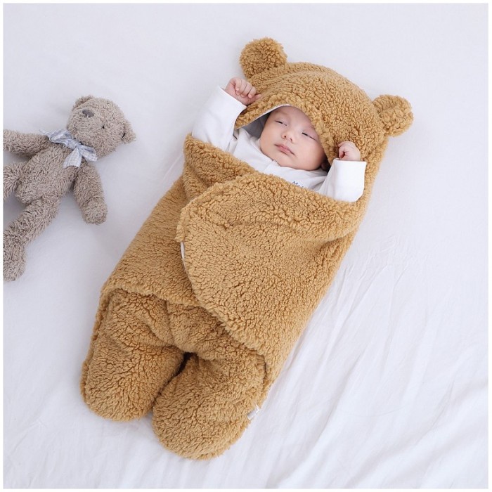 barokahgamis EGYOO BLANKET / SELIMUT BAYI TOPI BEDONG KARAKTER / BLANKET BAYI