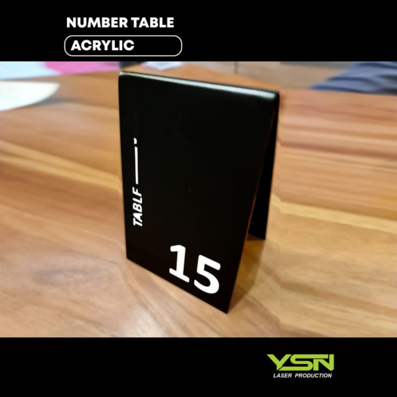 

Table Sign Acrylic I Sign Holder Acrylic I Papan Nama Akrilik I Akrilik Sign I Table Sign I Social Media Sign Acrylic