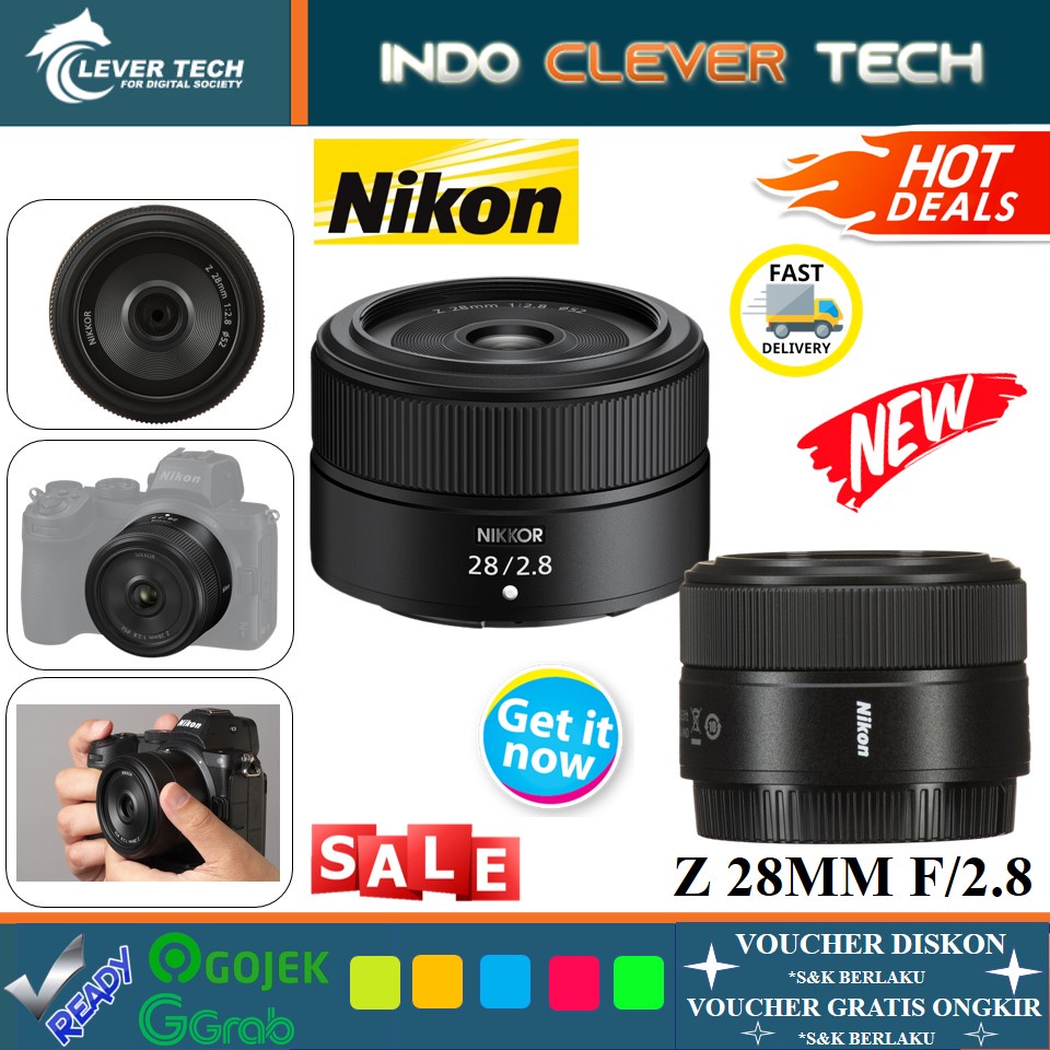 Nikon Z 28mm f2.8 Fullframe Nikkor Z 28 f/2.8 Garansi Resmi