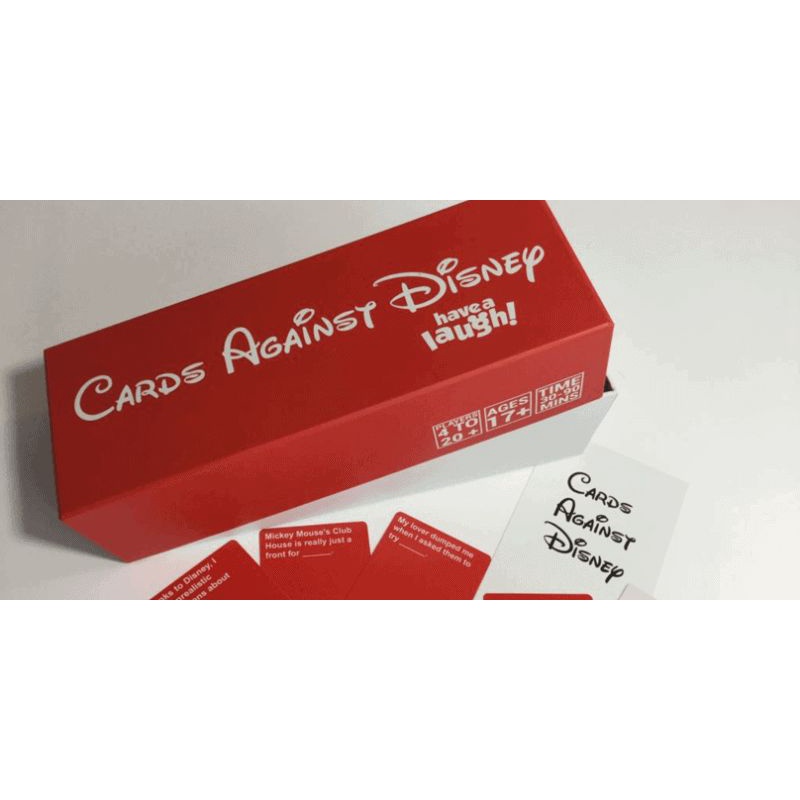 CARDS AGAINST DISNEY RED - BOARD GAME