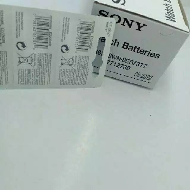 BATRAI JAM TANGAN SONY 377 ATAU 626 ORIGINAL sony batre jam tangan