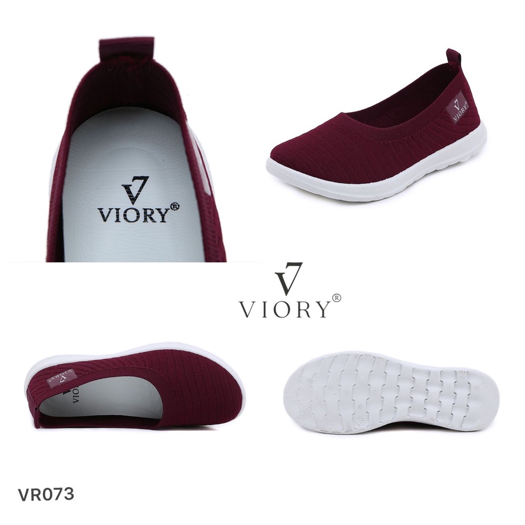 VIORY Sepatu FlyKnit Flat Shoes #VR073 ORIGINAL